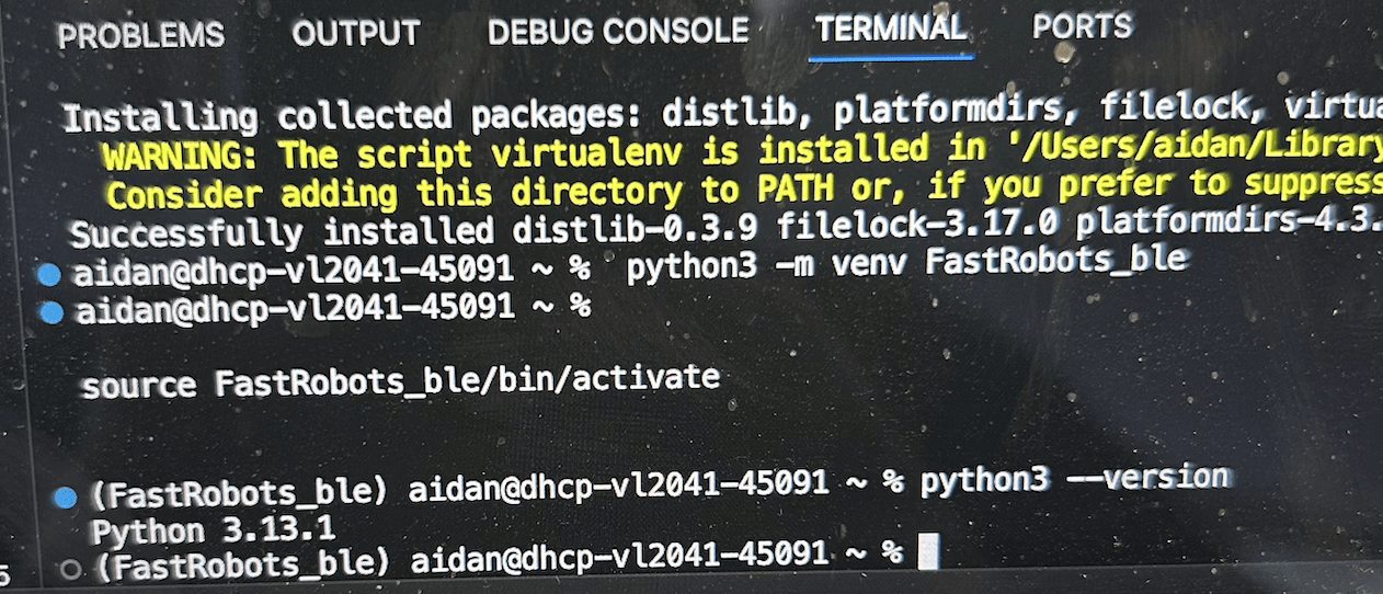 Virtual Environment setup