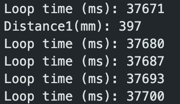 Sensor reading running non blocking